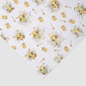 Zoet voor bijen' verjaardagscadeau tissuepapier (Detail)