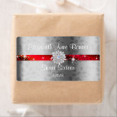Zoet Zestien Rood met Sparkle, Gepersonaliseerd Etiket (Insitu)