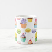Zoetbakken, cupcakes en macaroons koffiemok (Center)
