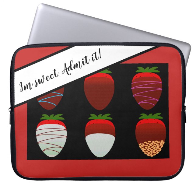 Zoetdoos Laptop Sleeve (Voorkant)