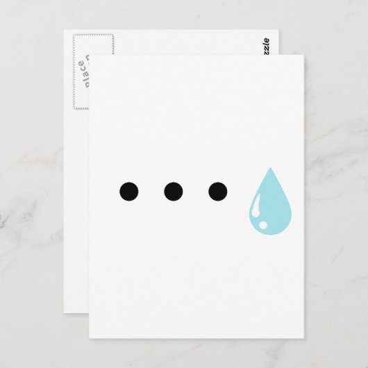 Zoetdruppel Briefkaart (Voorkant / Achterkant)