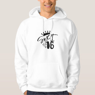 Zoete 16 16e verjaardag hoodie