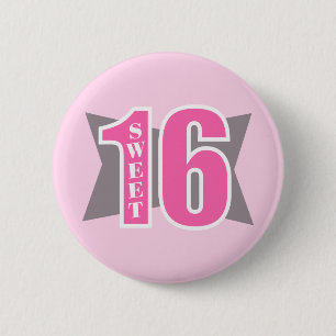 Zoete 16 (Art Deco) Ronde Button 5,7 Cm
