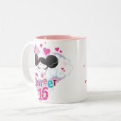 Zoete 16 Birthday Mok (Voorkant links)