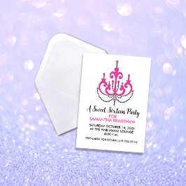 Zoete 16 Birthday Party-uitnodigingen Kaart