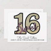 Zoete 16 briefkaarten (Voorkant / Achterkant)