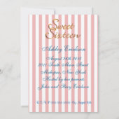 zoete 16-inktvisachtigen en -strepen kaart (Achterkant)