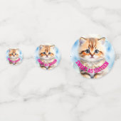 Zoete 16 Kat Afbeelding Tekst Confetti (Achterkanten)