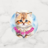 Zoete 16 Kat Afbeelding Tekst Confetti (Kleine voorkant)