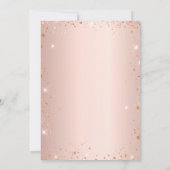 Zoete 16 Parijs roze goud Eiffeltoren Kaart (Achterkant)