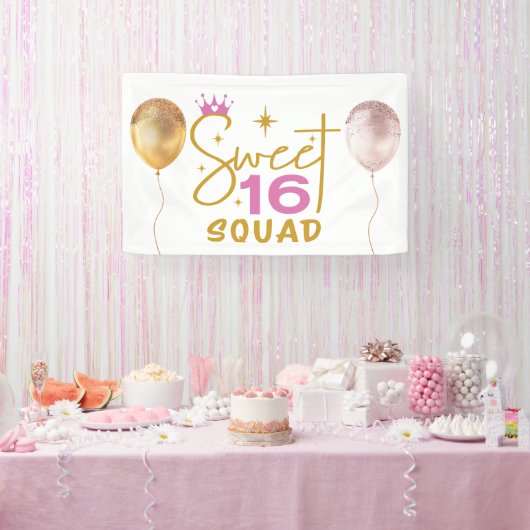 Zoete 16 Squad Spandoek (Feest)