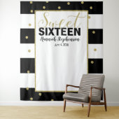 zoete 16 verjaardag Foto Booth backdrop banner Wandkleed (In situ)