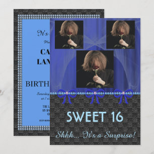 Zoete 16 Verrassende Blauwe Zijde Zijde & Pearls & Kaart