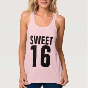 ZOETE 16 ZESTIEN MEISJES VERJAARDAG T-SHIRTS shirt