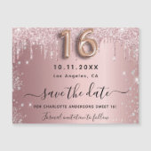 Zoete 16 zwarte roze zilver, met uitzondering van  (Voorkant)