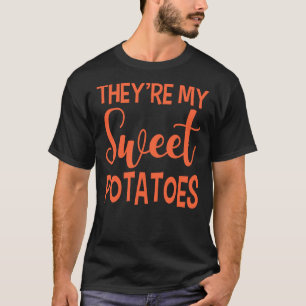 Zoete aardappel Camote Root Vegetable Vegan Vegeta T-shirt