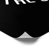 Zoete aardappelen Funny Food Pun Poster (Hoek)