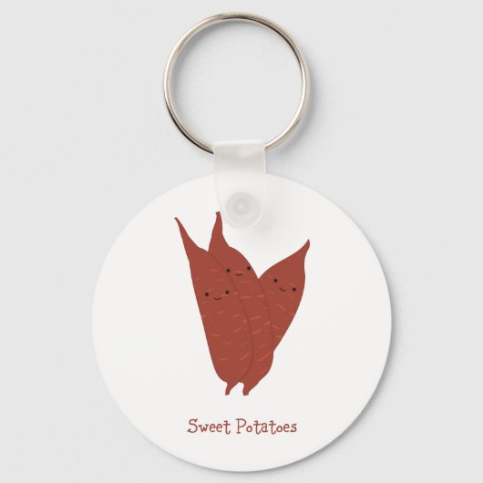 Zoete aardappelen sleutelhanger (Voorkant)