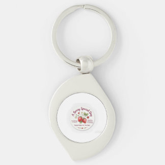 Zoete Aardbei Baby Shower & Eerste Verjaardag Sleutelhanger