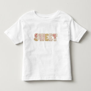 Zoete Aardbei Patchwork Quilted Zomer Design Kinder Shirts