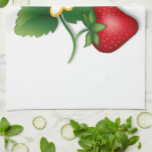 Zoete aardbei Shortcake Theedoek (Gevouwen)