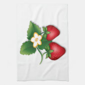 Zoete aardbei Shortcake Theedoek (Verticaal)