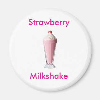 Zoete aardbei traktatie magneet