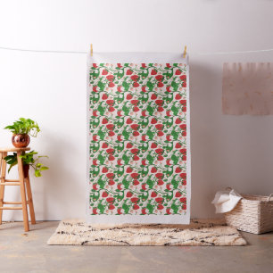 Zoete aardbeien en bloesems stof