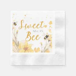Zoete als Can Bee dessertservet Servet