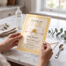 Zoete als Kan Bij Baby Shower met QR-code