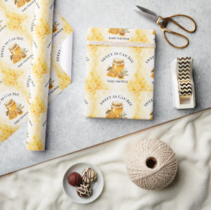 Zoete Als Kan Bij Geslacht Neutrale Baby Borrel Cadeaupapier