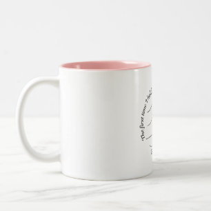 Zoete Baby 2026 Hand in Hand Minimalistische Koffi Tweekleurige Koffiemok