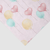 Zoete Baby ballonnen Tissuepapier (Detail)