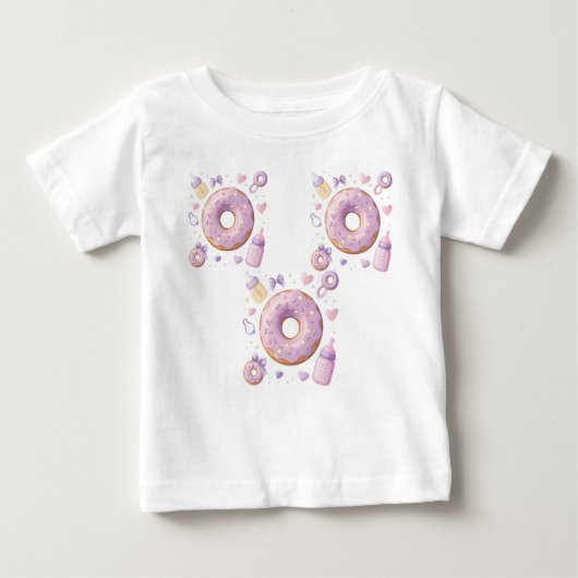 Zoete baby girl donut (Voorkant)