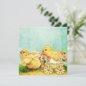 Zoete Baby kippen Paspoortkaarten Personaliseren t Feestdagenkaart (Staand voorkant)