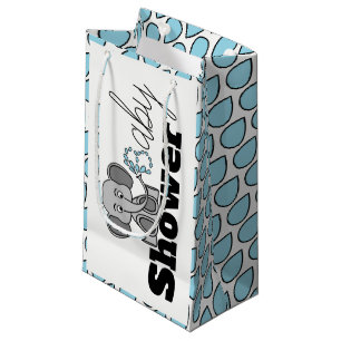 Zoete Baby olifant, Baby shower Klein Cadeauzakje