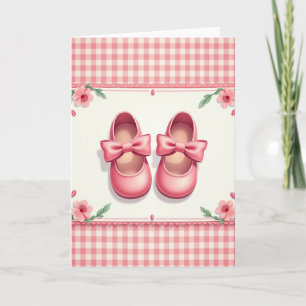 Zoete babyschoen kaart