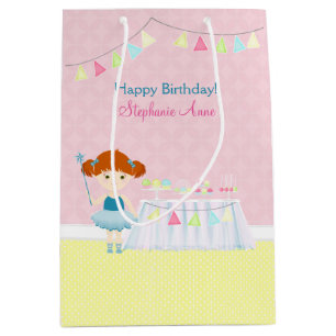 Zoete Ballerina Cupcake Feest Medium Cadeauzakje