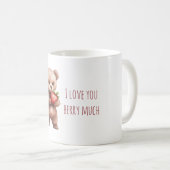 Zoete Beer met Aardbei Koffiemok (Voorkant rechts)