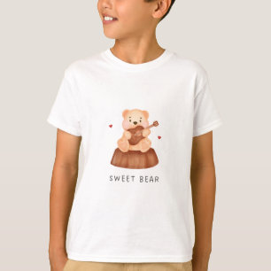 zoete beer schattige teddybeer t-shirt. t-shirt