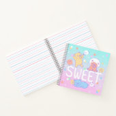 Zoete Beren met Fluffy Monsters Notitieboek (Binnen)