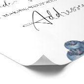 Zoete bes - help de drukke bruid Adres Poster (Hoek)