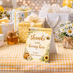 Zoete Bij Baby Shower  Visitekaartjes