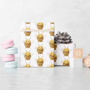 Zoete Bijen Baby Shower Cadeaupapier