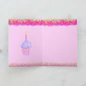 Zoete Birthday Wishes Kaart (Binnen)