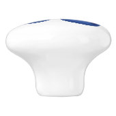 Zoete blauwe bosbessen keramische knop (Zijkant)