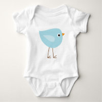 Zoete blauwe vogel
