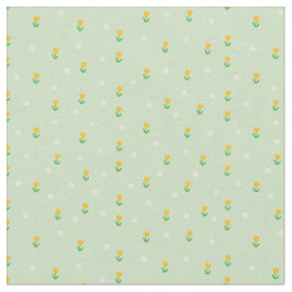 Zoete bloemen gekamd katoen (56" breedte) stof