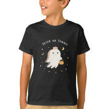 Zoete Boo Geest Halloween Kinderen T-Shirt