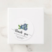 Zoete bosbes - dank u bedankjes labels (In situ)